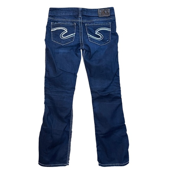 Y2K Silver Women’s Frances 18” Dark Wash Low Rise Bootcut Jeans - Picture 9 of 9